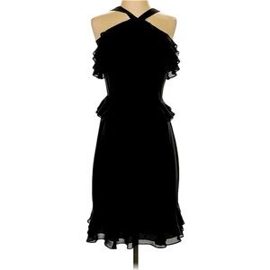 Gianni Bini Black Peplum Halter Dress